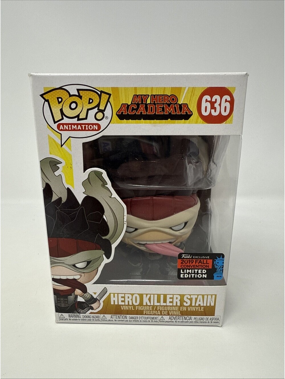 Funko Pop! Animation My Hero Academia Hero Killer Stain #636 2019 Fall Con